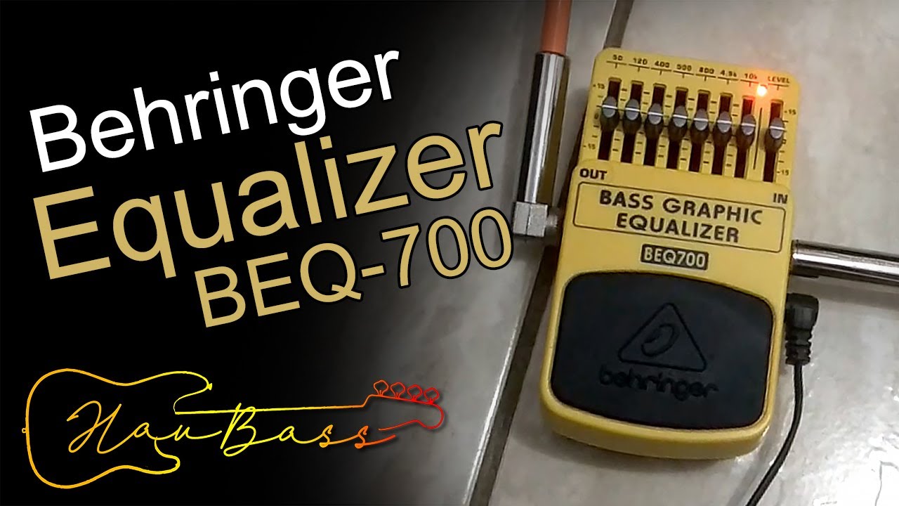PRIMEIRO TESTE DE PEDAL! Behringer Equalizer BEQ-700