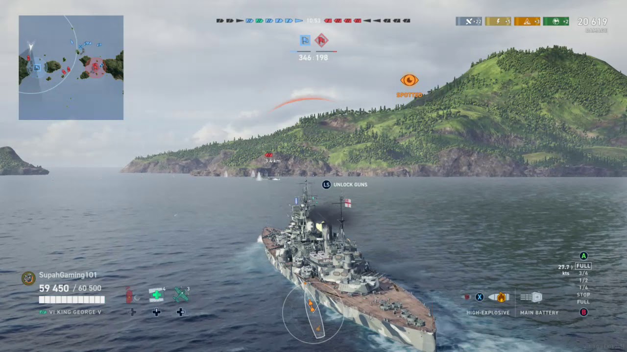 King George V- Gameplay