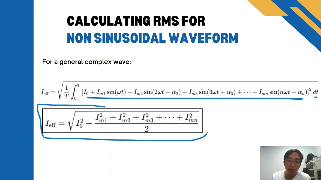 RMS VALUE OF NON SINUSOIDAL WAVE
