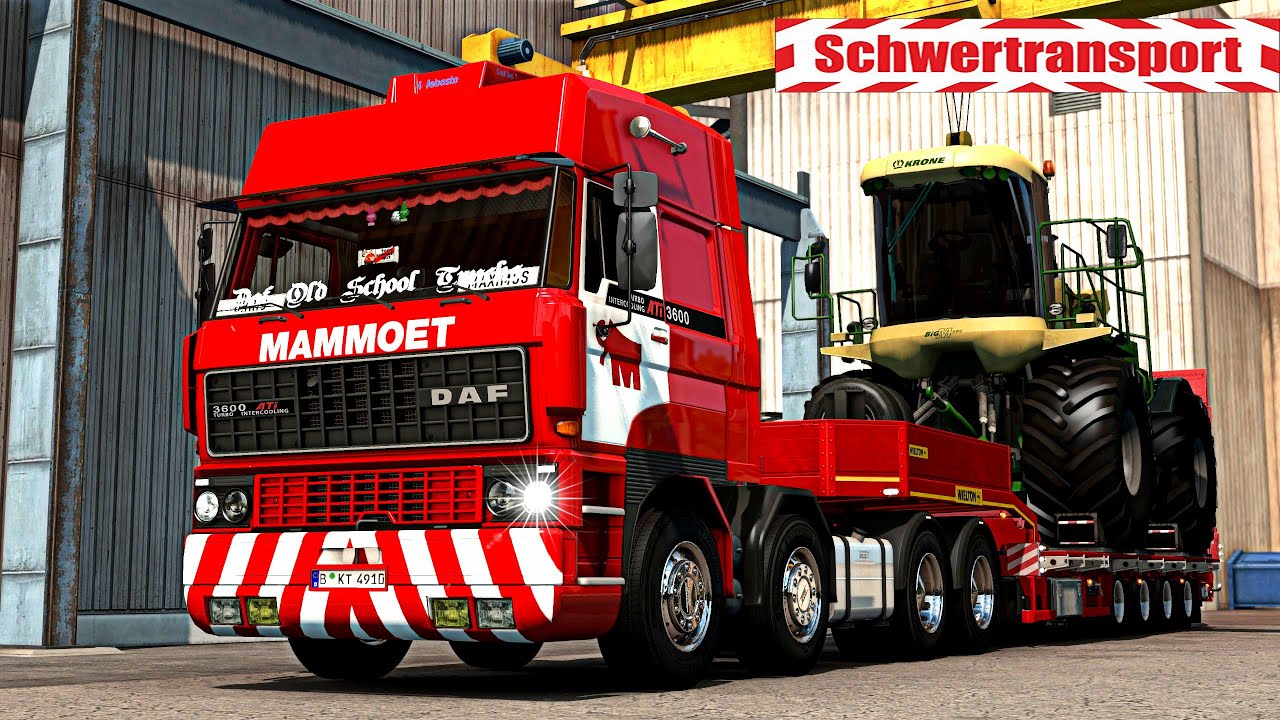 ETS2 Schwertransport - WAS für ein Truck I DAF F241 [#1563] EURO TRUCK SIMULATOR 2