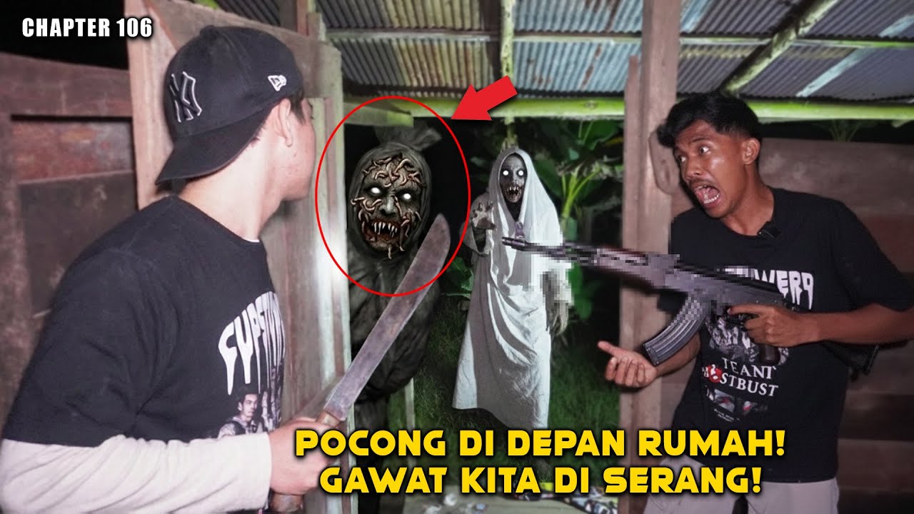 SCARY! ATTACKED BY A GHOULDERING, BREAKING INTO THE HOUSE, WE WERE MASSACREED! Part 106