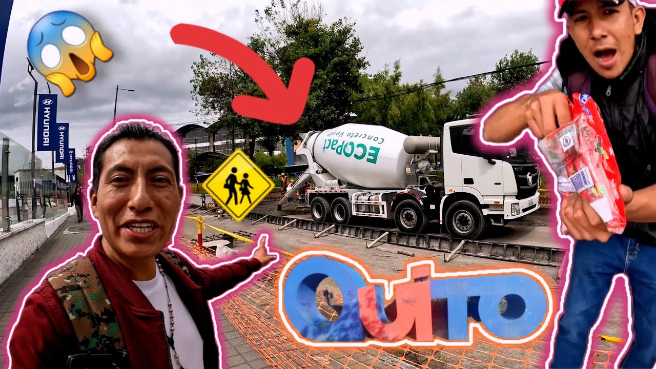 Sur de Quito 😃 Sector el Quicentro Sur Crecen  Rápidamente y  Los Trabajos No Paran 🚸🚧