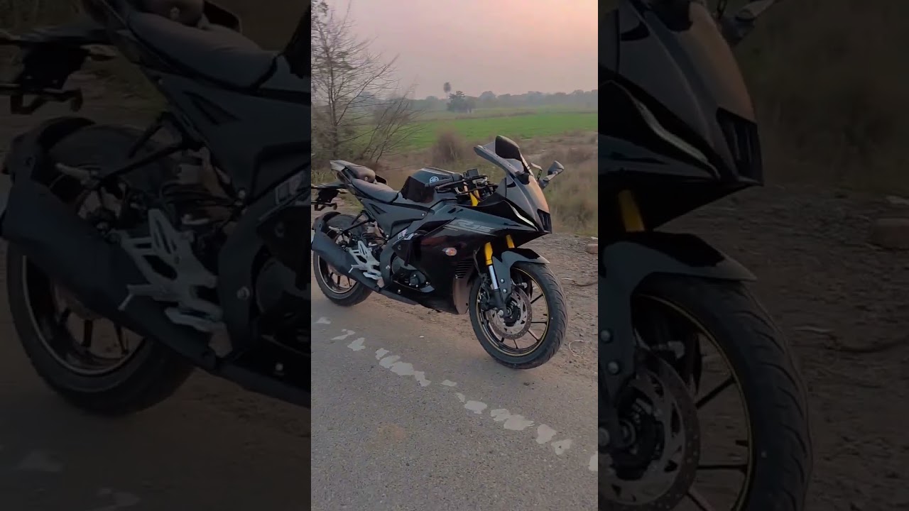 Black matelic color r15 v4 