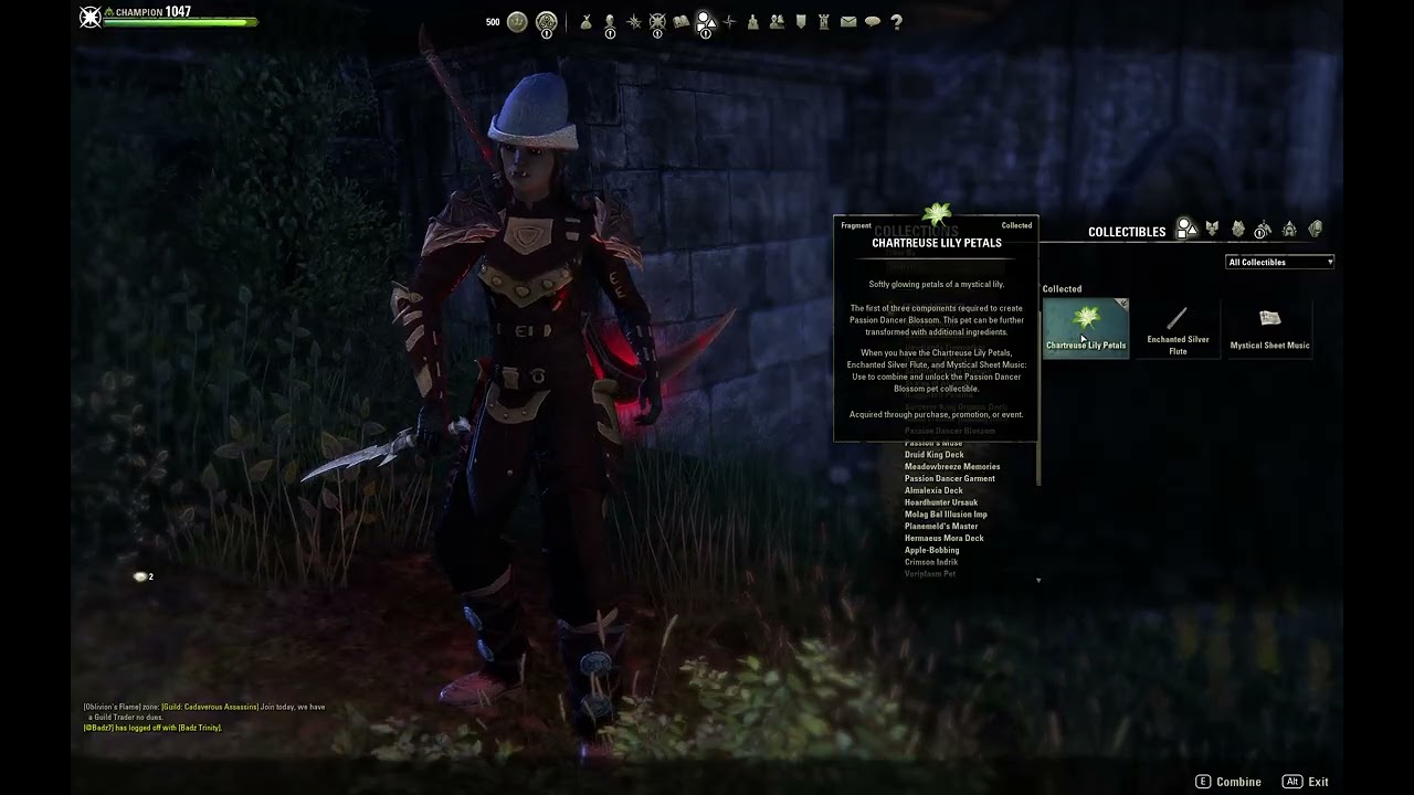 Elder Scrolls Online - summoning another Passion Dancer Blossom to replace the one I used up