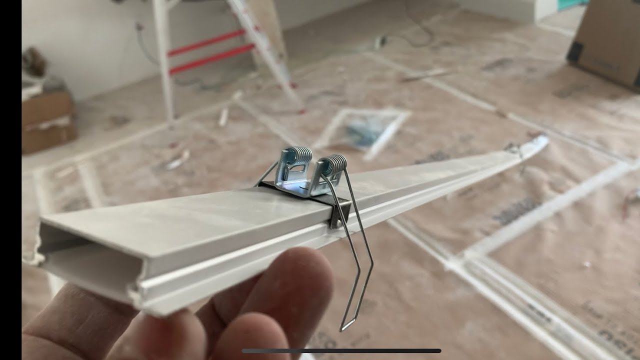 Instalação de perfil  SLIM NINE  LED