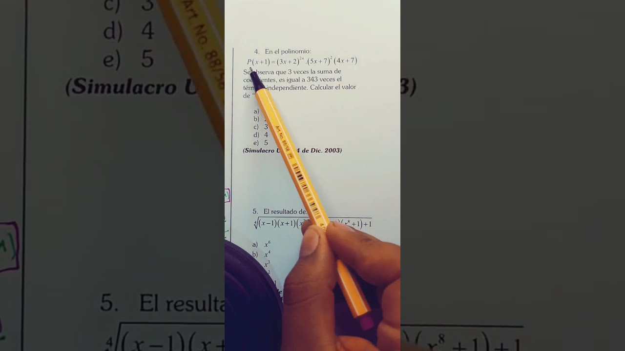 Miscelánea álgebra UNAP