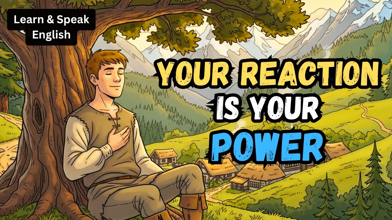 Learn English Through a Motivational Story | Your Reaction Is Your Power | Powerful Life Lesson