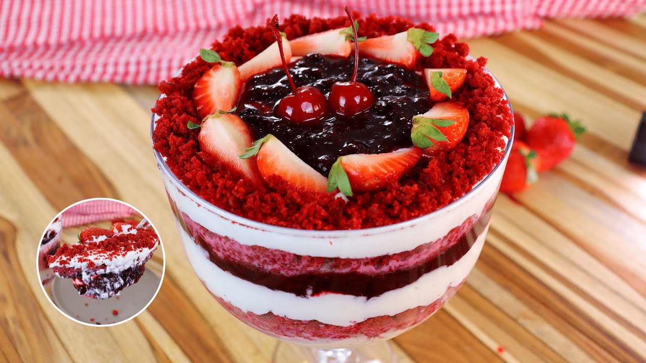 TAÇA RED VELVET | Bolo na taça | FAÇA E VENDA PARA O NATAL