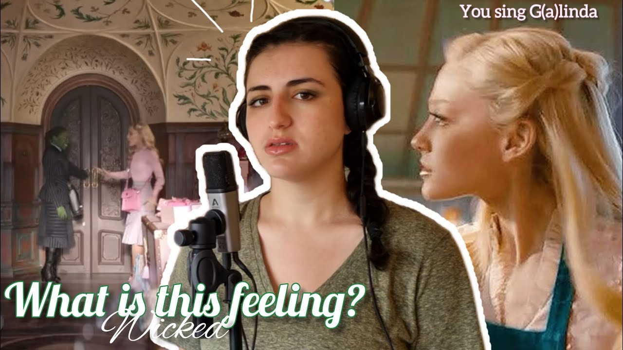 What is this feeling? 🩷  (You sing as GLINDA!) Wicked | Sing with me | Elphaba's part only!