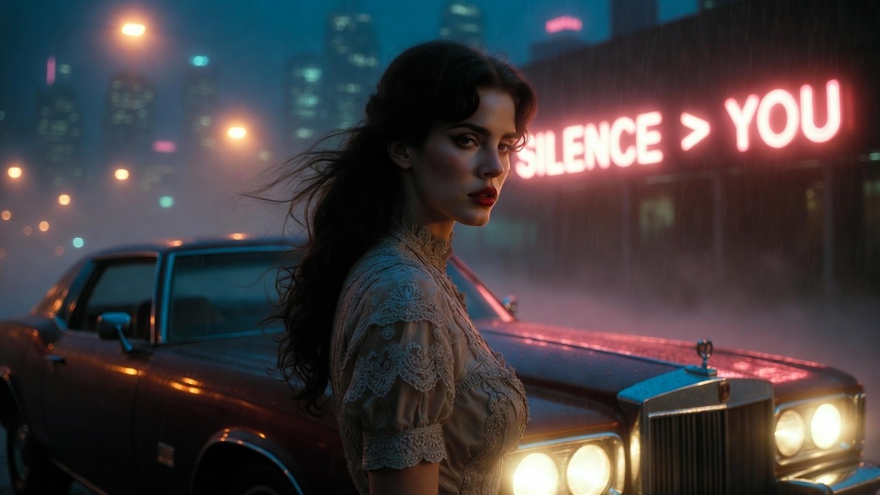 Silence Sounds Better Without You 🌙 | Dark Cinematic Love Song (Inspired by Lana Del Rey)