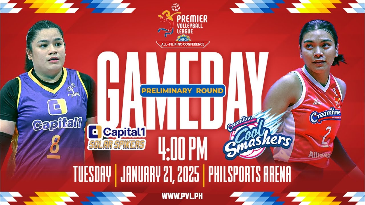 CAPITAL1 vs. CREAMLINE - Full Match | Preliminaries | 2024-25 PVL All-Filipino Conference