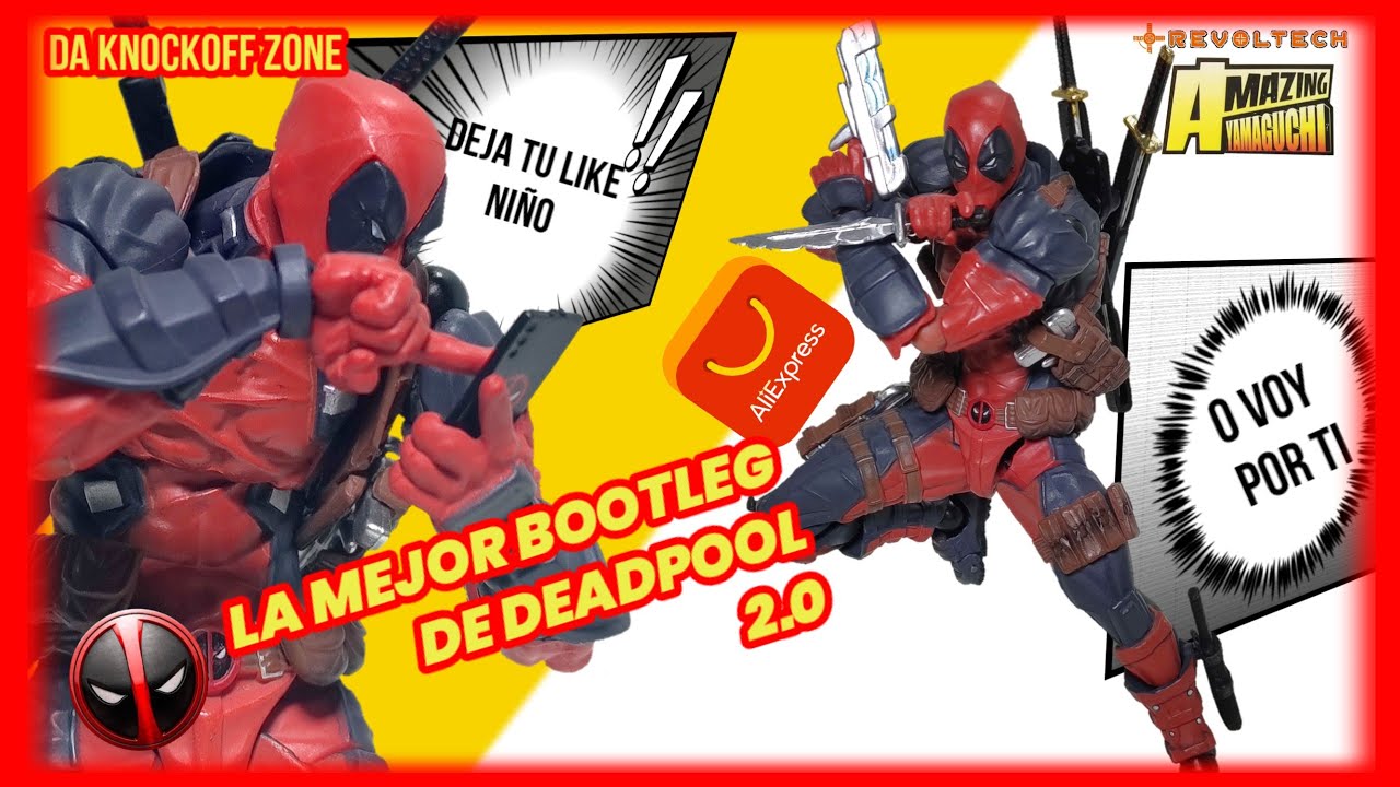 😍 REVOLTECH Deadpool 2.0 de Aliexpress Reseña y Analisis #review #unboxing #deadpool  #marvel