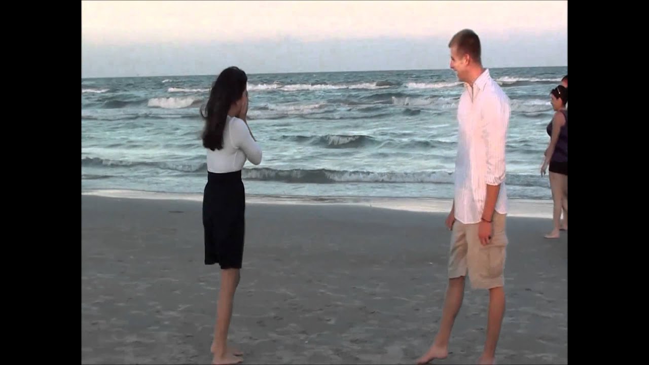Funniest Beach Proposal