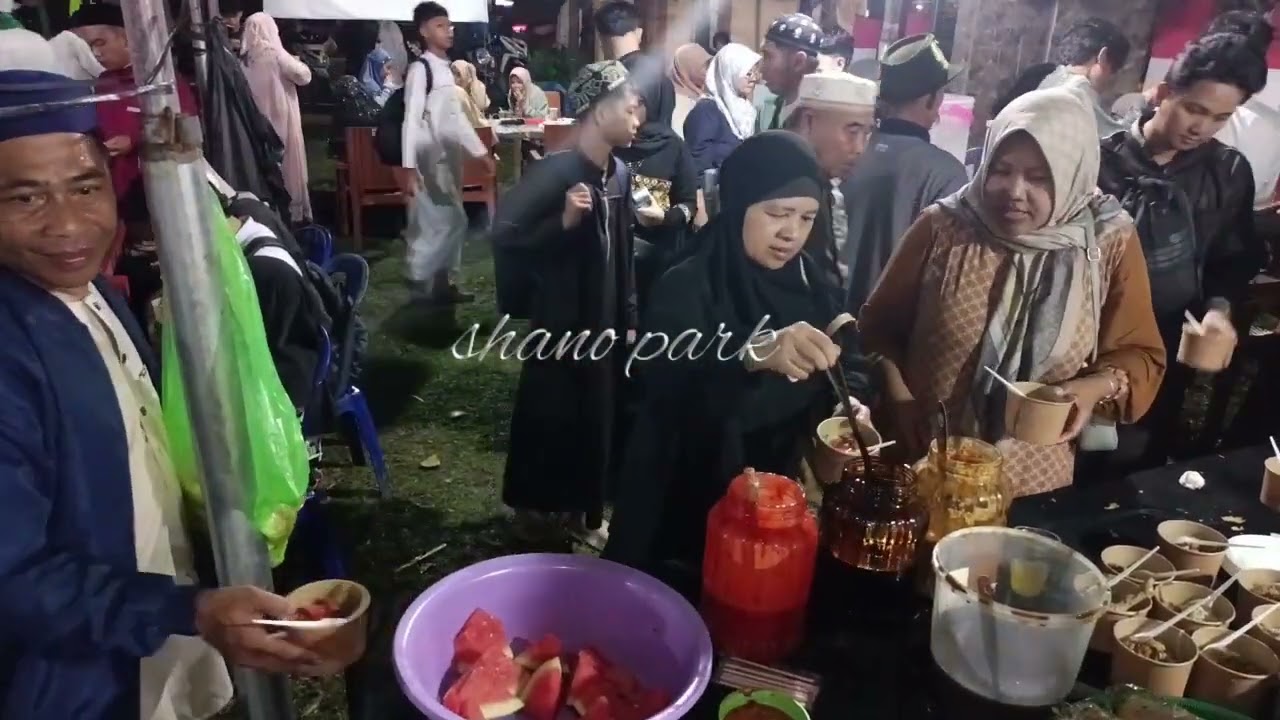 Kegiatan utama relawan Sidomulyo untuk 5 rejeb jema'ah sekumpul Martapura part 3