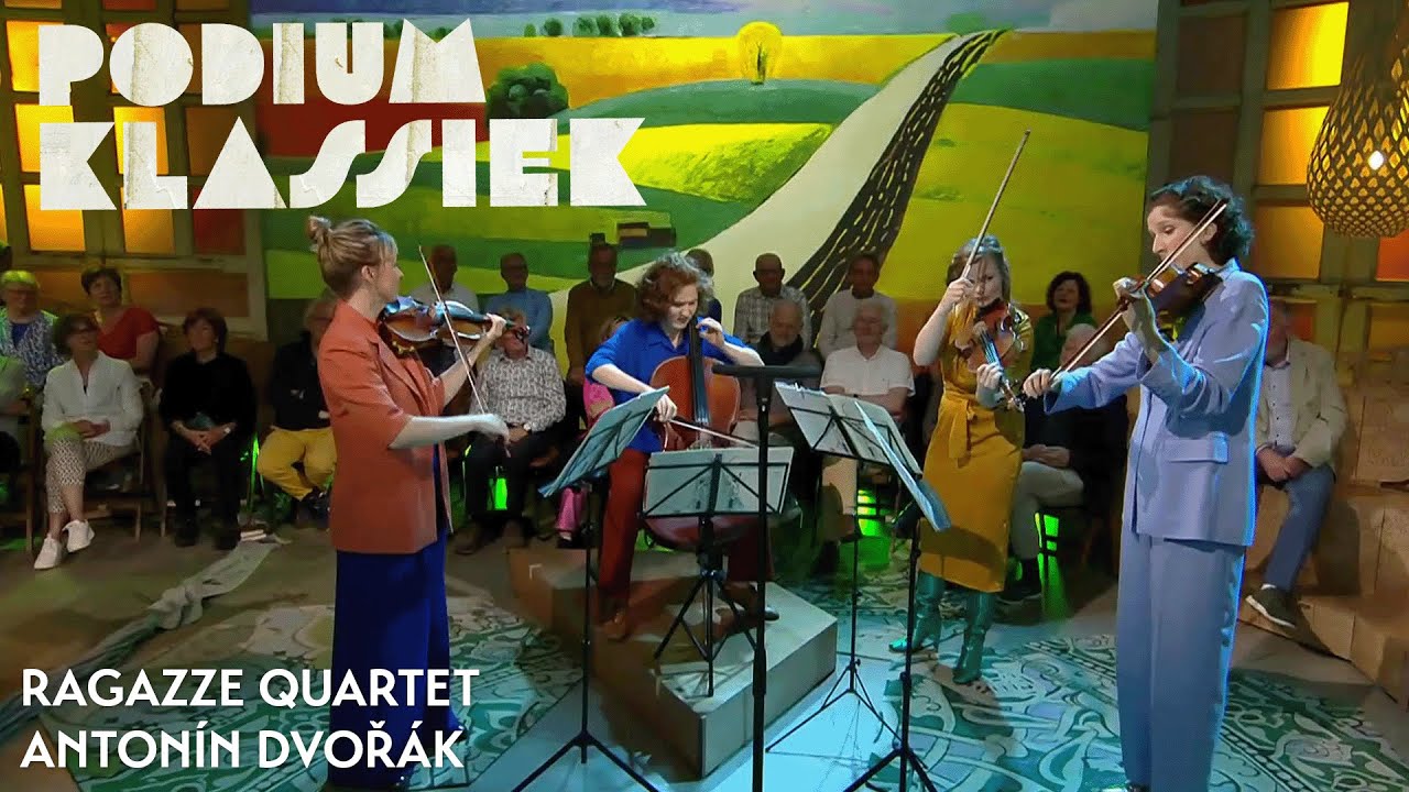 Ragazze Quartet - Antonín Dvořák - Amerikaans strijkkwartet: Lento | Podium Klassiek