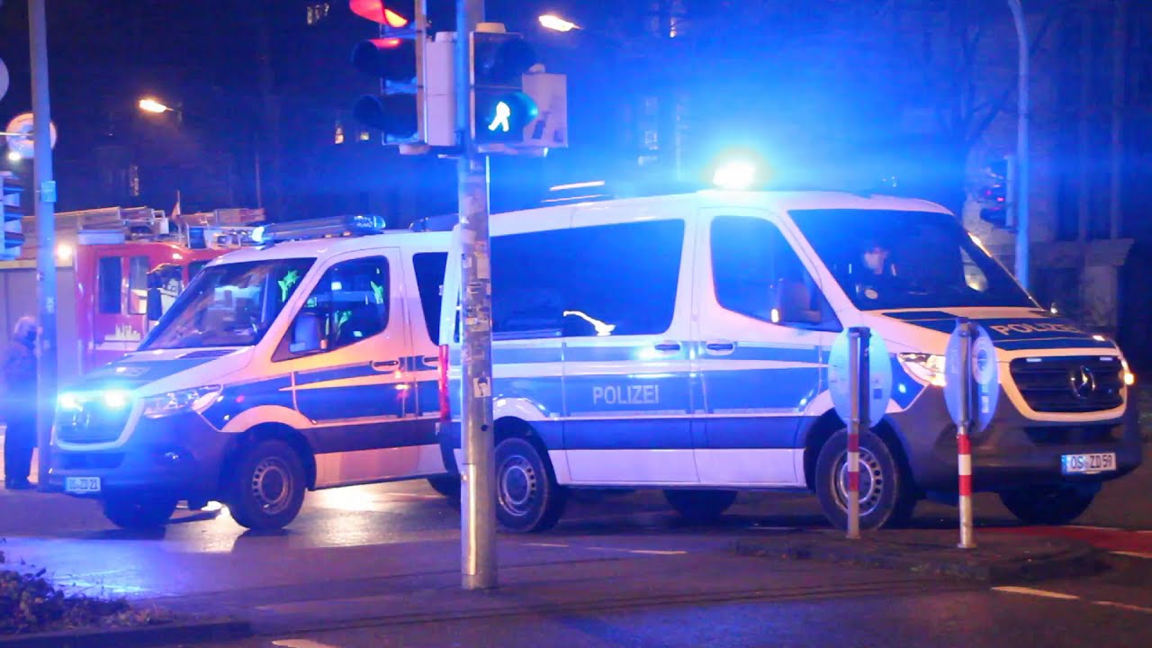 [Gebäudebrand Osnabrück!] Einsatzfahrten Feuerwehr + Polizei & Rettungsdienst | Einsatzstelle