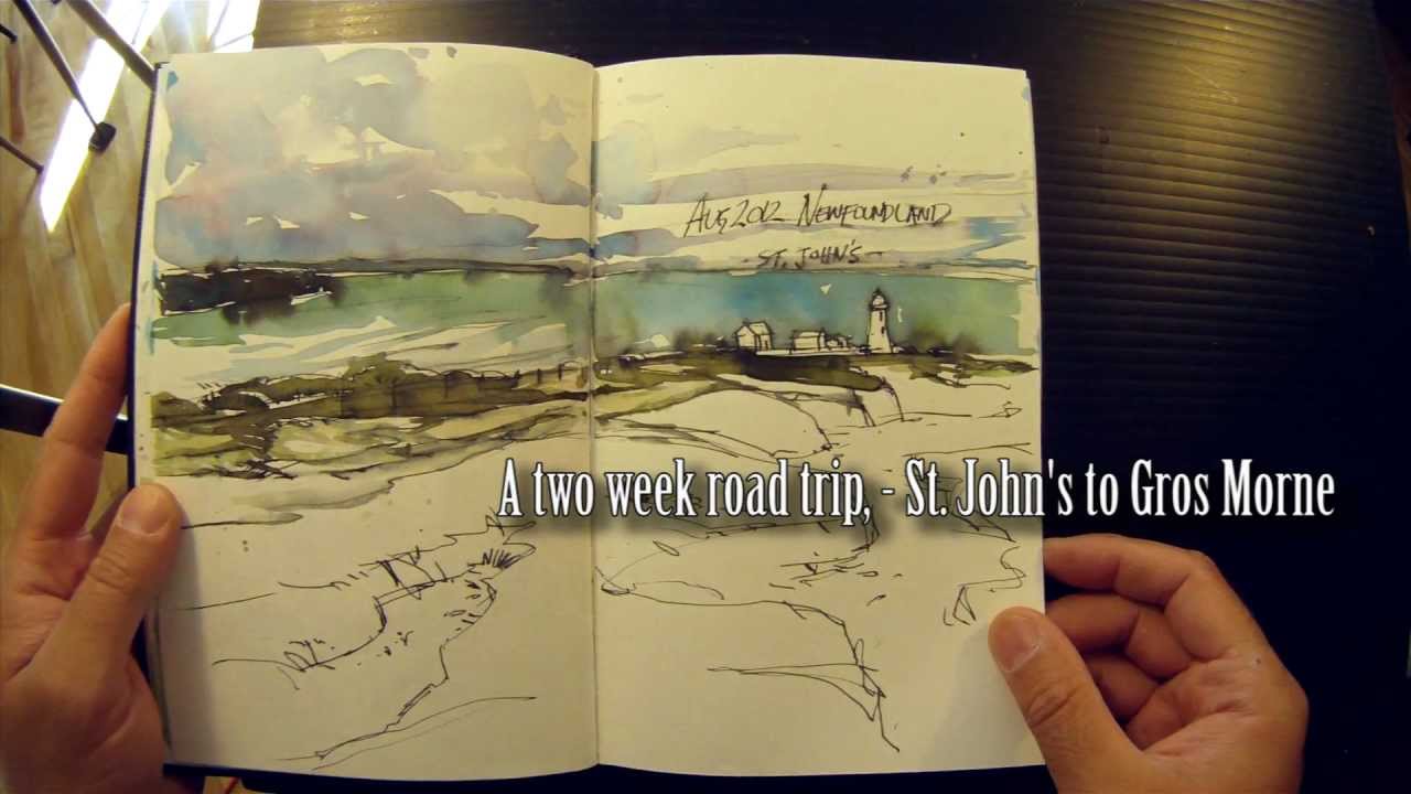 Newfoundland Sketchbook 2012.mp4