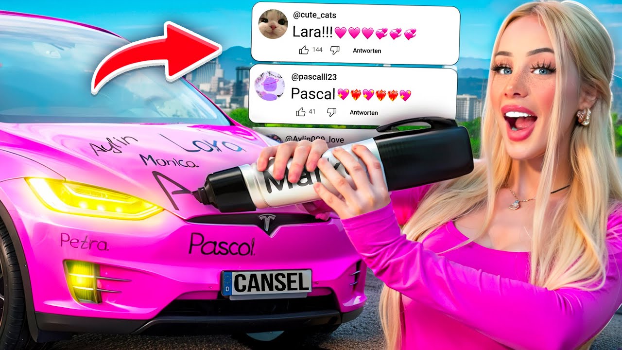 Mein TESLA wird angemalt 😳 (Folie zerstört)