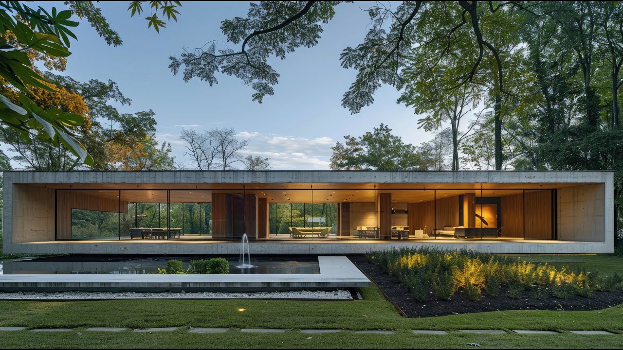 Functional and Modern Single-Level Concrete House Designs