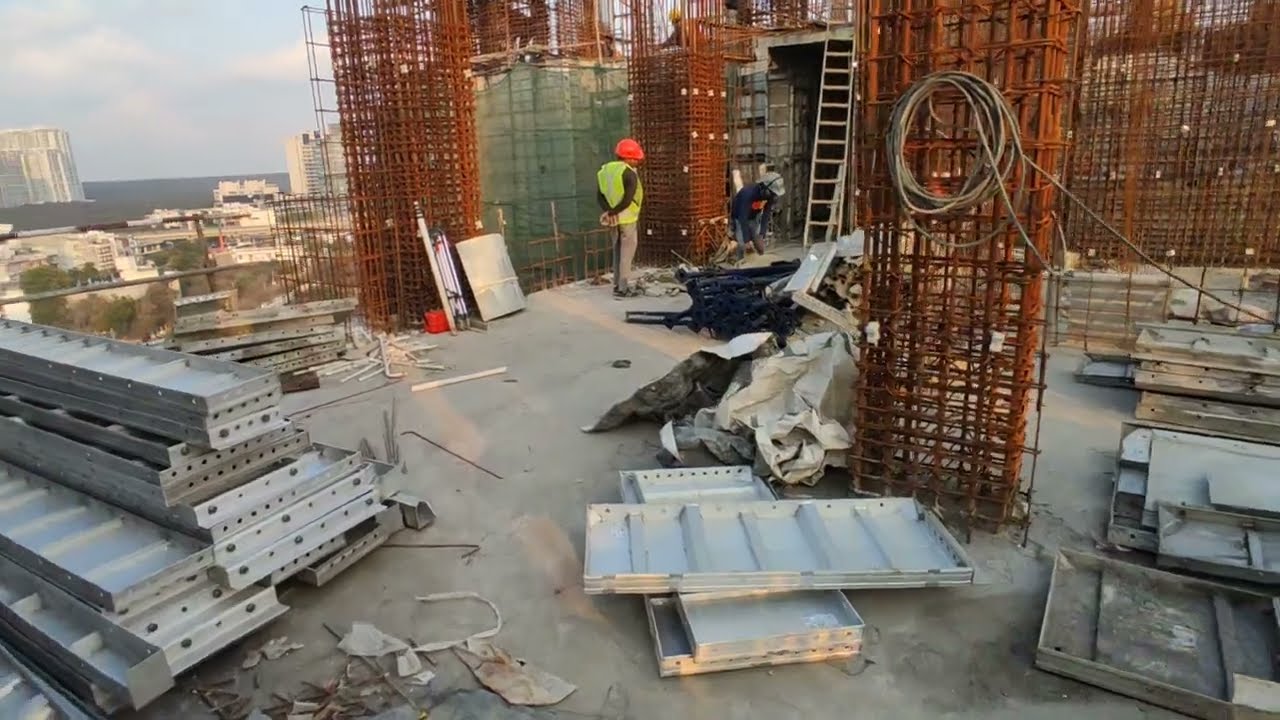 Mivan Shuttering Process | NSW wall | Columns | Method| Process of Installation of Mivan Shuttering
