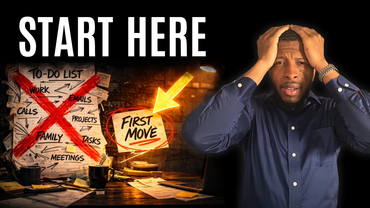 You Don’t Need More Time. You Need a First Move. | Men of Order Session #20 | Uzziah Israel
