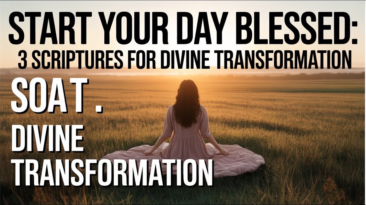 AWAKEN TO DIVINE BLESSINGS: 3 POWERFUL SCRIPTURES FOR A TRANSFORMING MORNING WITH GOD