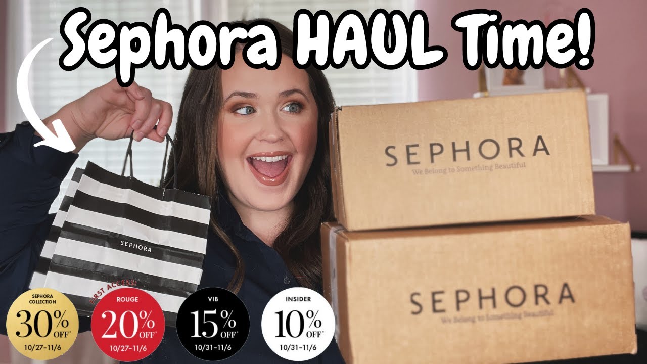 SEPHORA Sale Haul 💸 I did some damage...