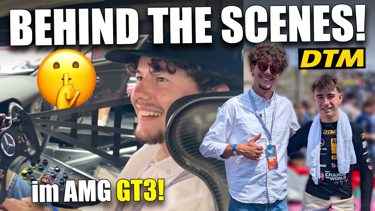SCHRECKMOMENT im AMG GT3! - 1 Tag an der DTM mit B. Schneider und T. Kalender!