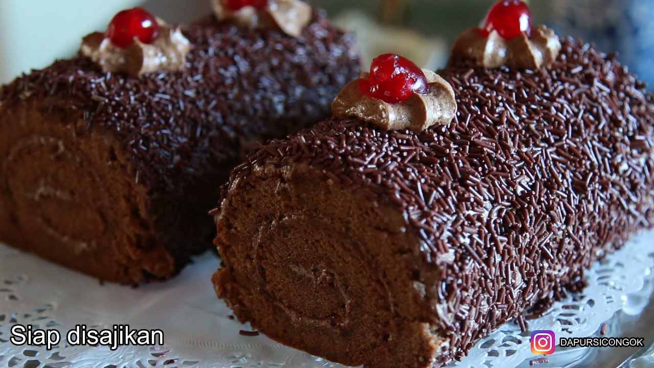 BOLU GULUNG JADUL RASA MOCHA| TIPS  BOLGUL AGAR TIDAK MUDAH RETAK