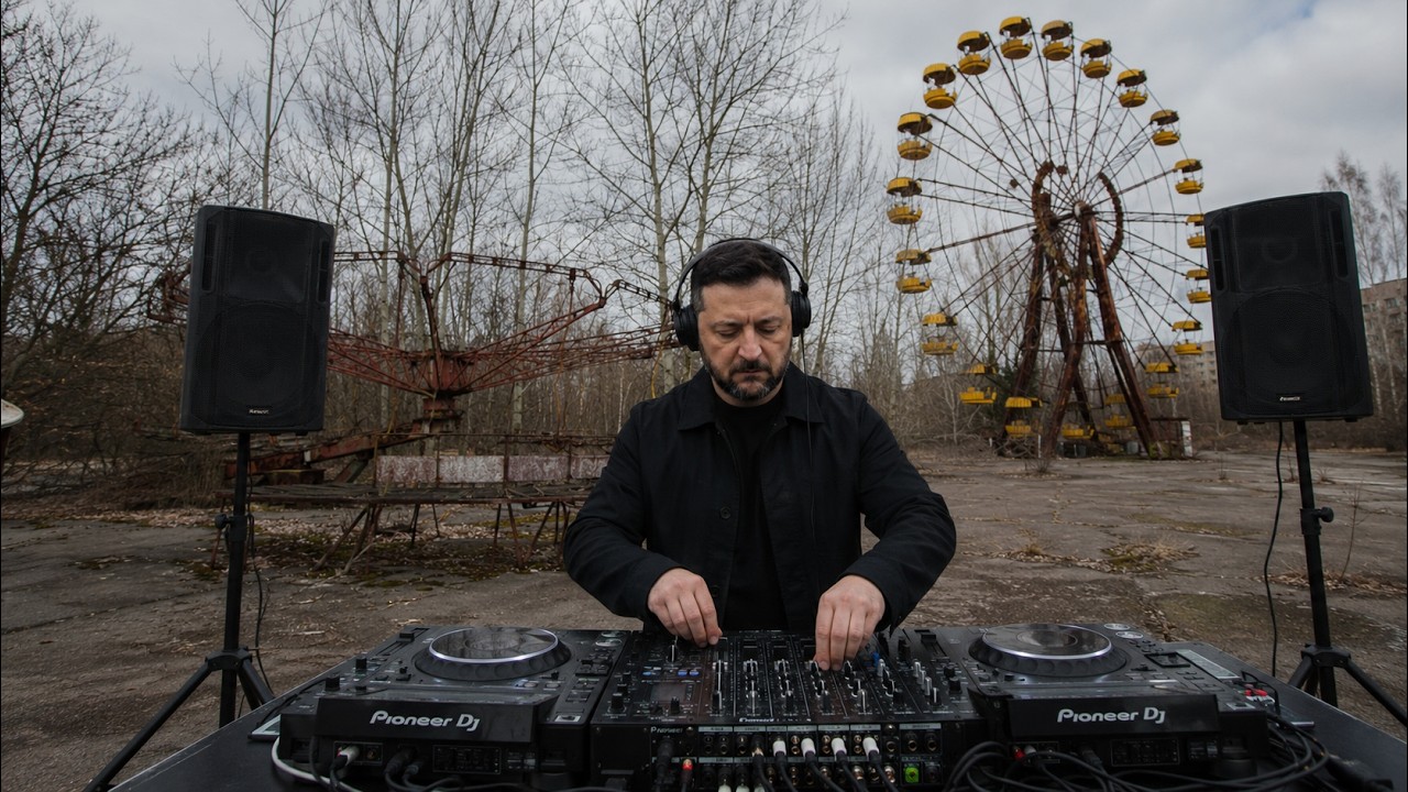 Zelensky: DJ Set in Pripyat  | Dark Minimal Techno & Melodic Techno Mix 2026