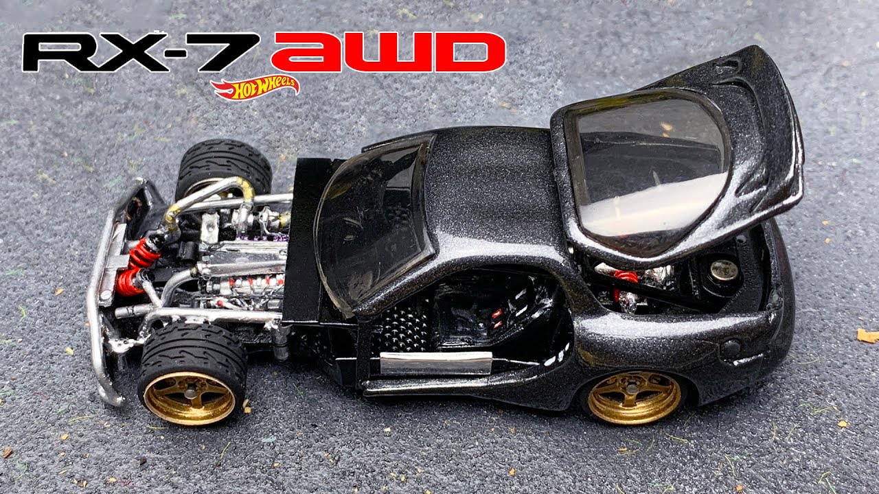 AWD Mazda RX-7 (Rob Dahm) Hot Wheels Custom