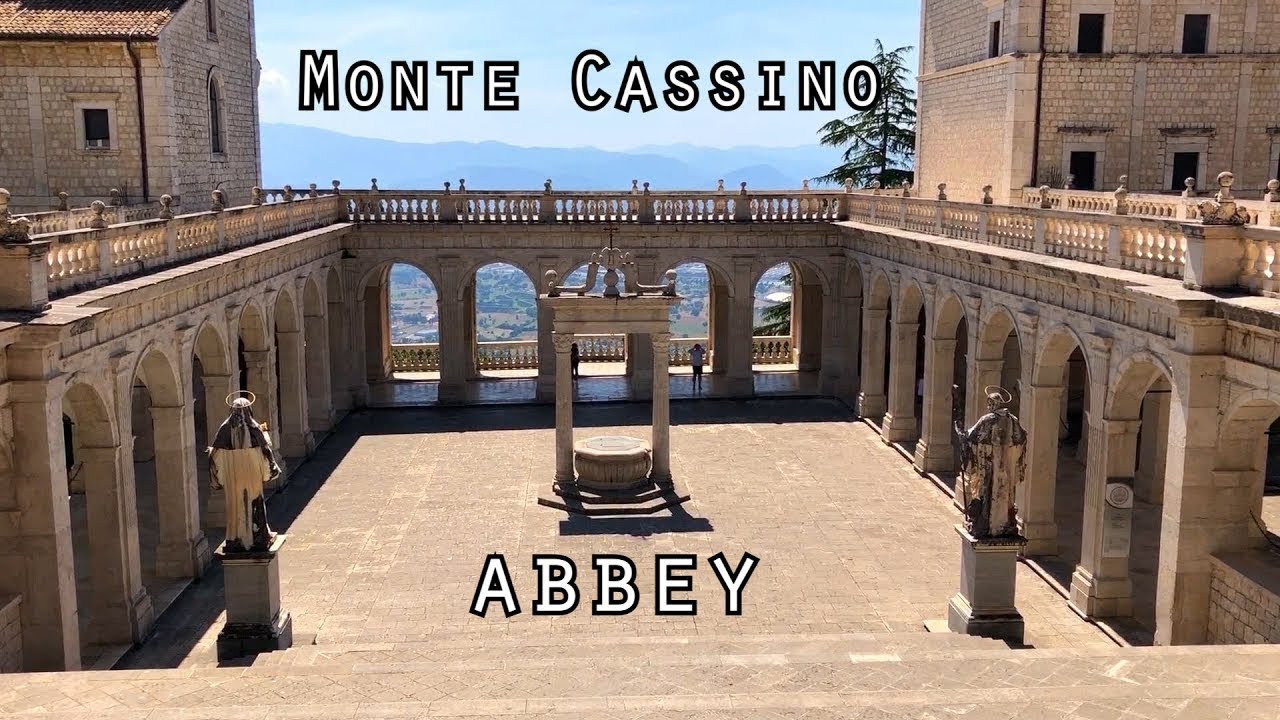 MONTECASSINO ABBEY: CENTRAL ITALY / EUROPE'S OLDEST MONASTERY & PILGRIMAGE SITE