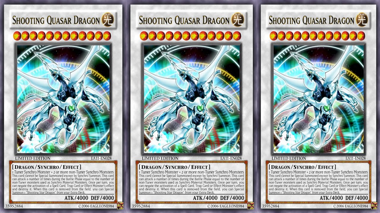 (Yu-Gi-Oh!) Shooting Quasar Dragon Deck laval  Master Rules 2020 Revision (YGOPRO)
