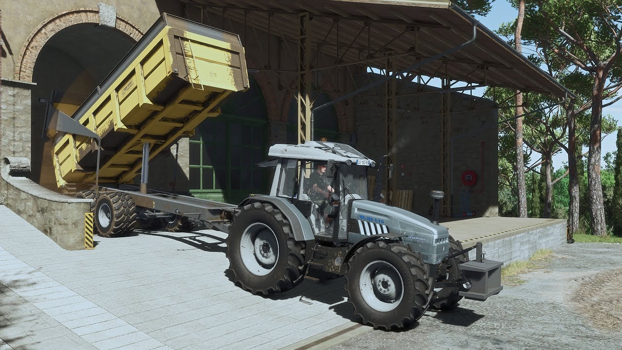 Etruria, Harvest wheat John Deere S690 Hillco, Lamborghini R5.160 EVO, Fiatagri 180-90 FS25