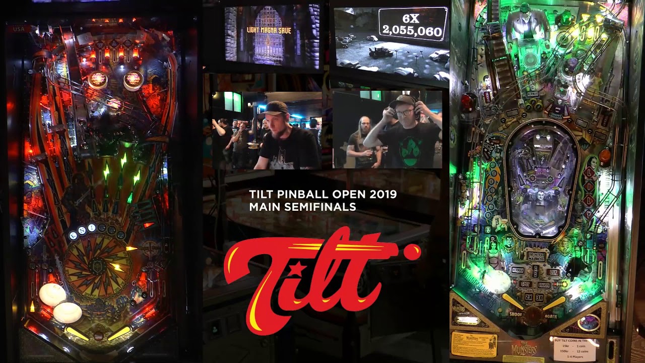 Tilt Pinball Open 2019 – Semi Finals (main tournament)