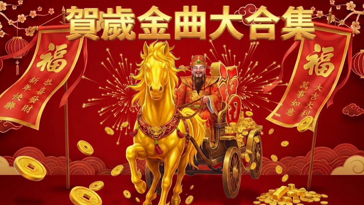 2026春节音乐精选 🎶 新年群星传统贺岁专辑 🏮 Chinese New Year Song 2026 🧨 Beijing New Year Celebration Parade 2026