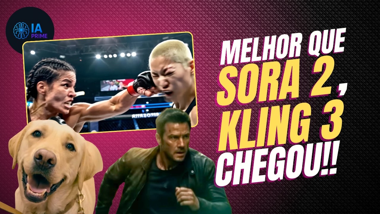 🚨 O REI VOLTOU! Kling 3.0 HUMILHA Sora 2 e Veo 3.1