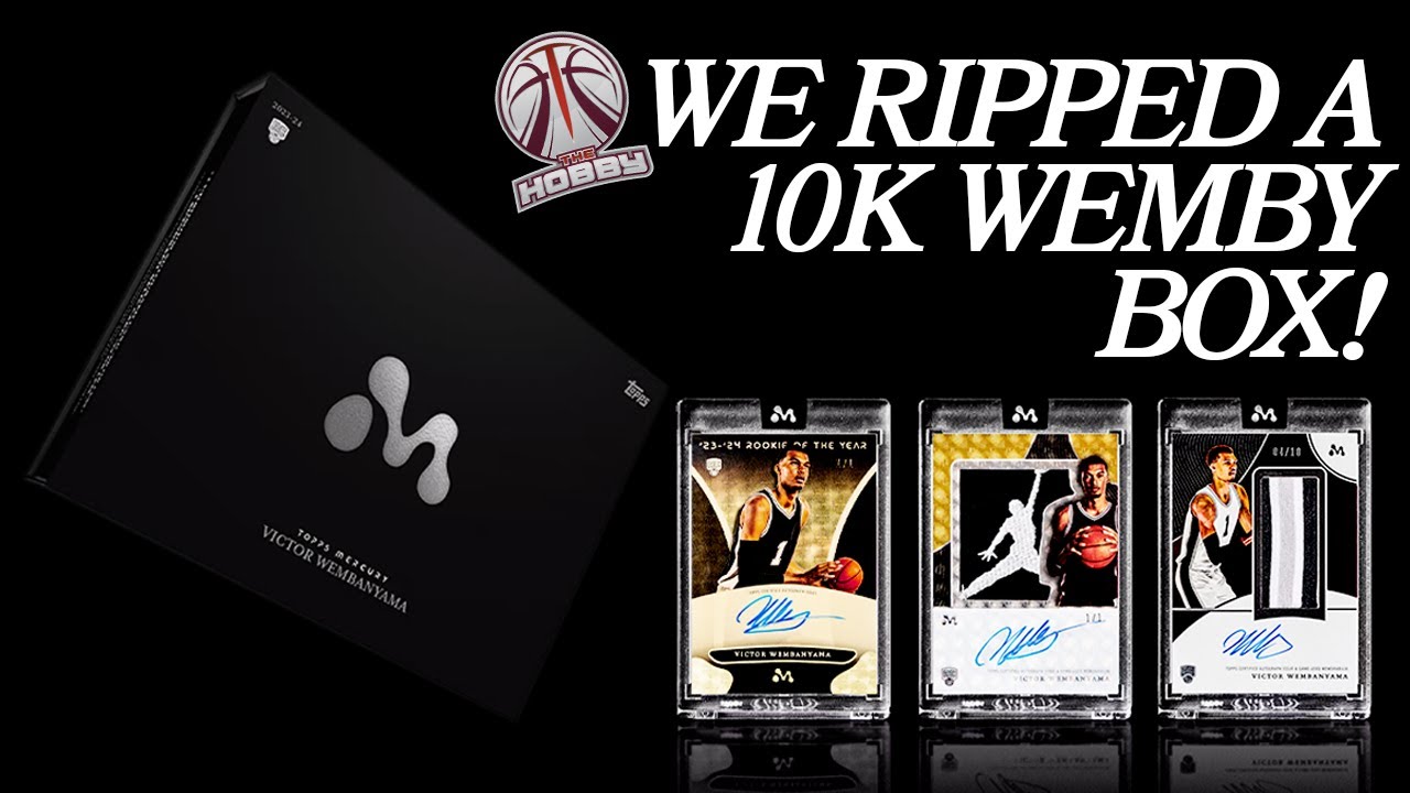 2024 Topps Mercury Victor Wembanyama Box Break!