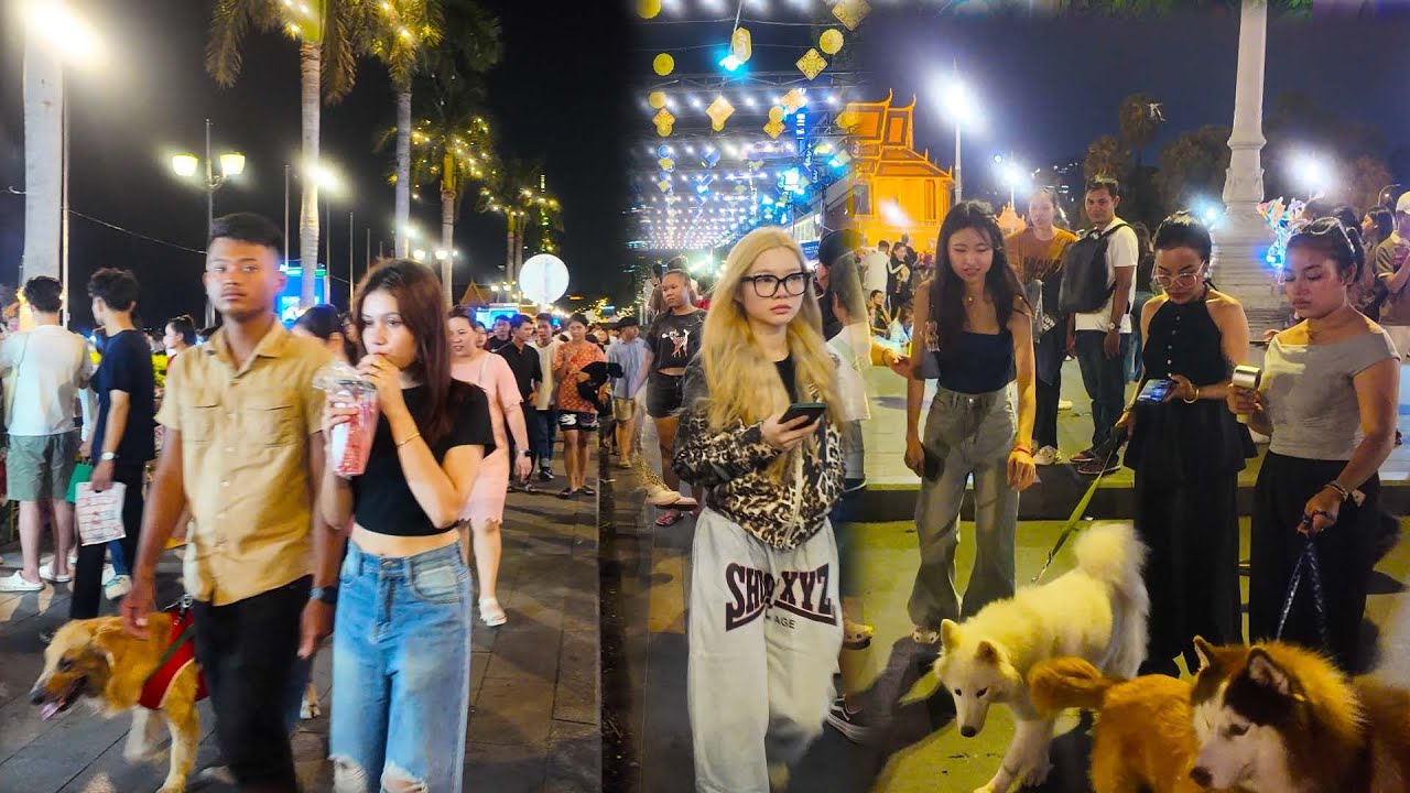 Phnom Penh Walk Street 2025 &ndash; Real City Life in Cambodia
