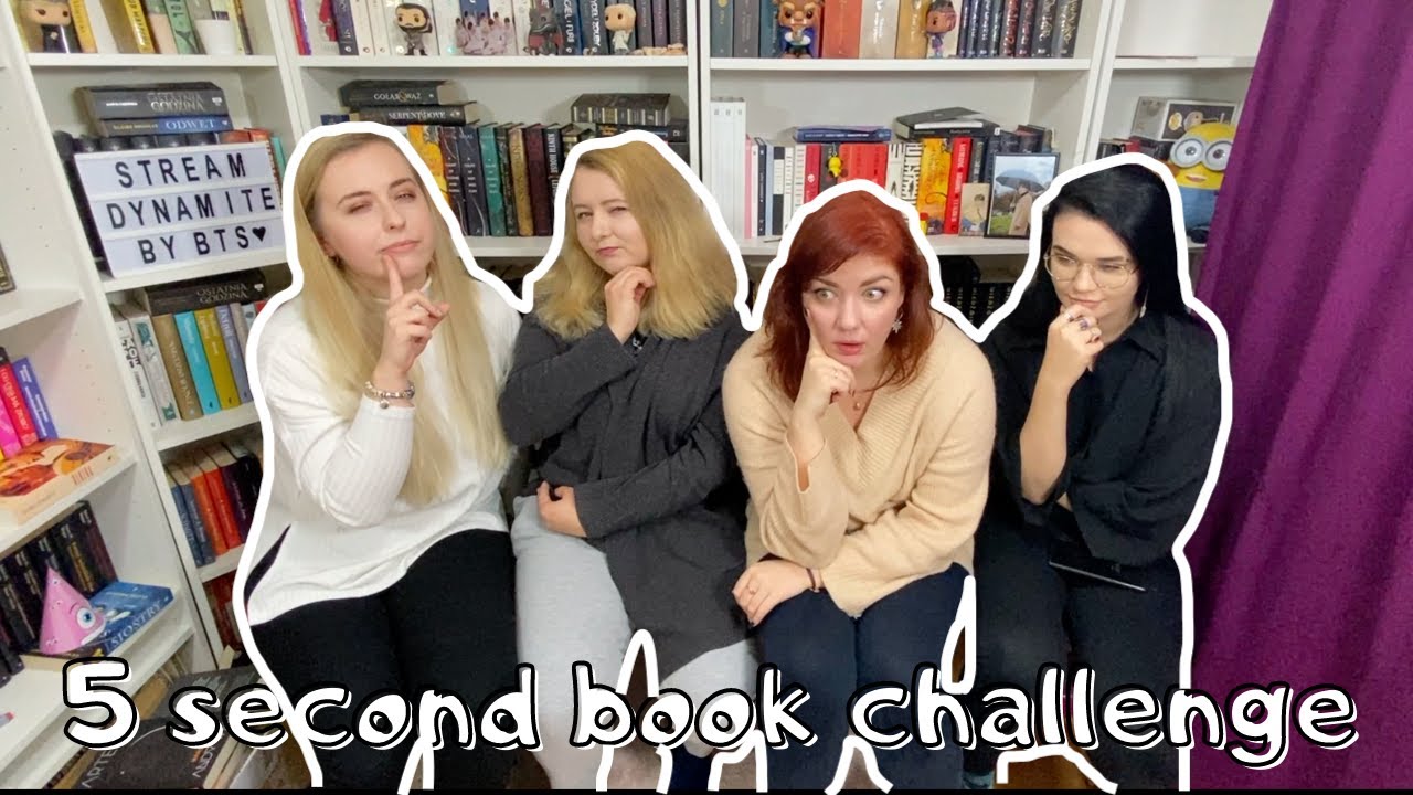 5 Second Book Challenge 🕒 feat. Słomka i Bestselerki 💖