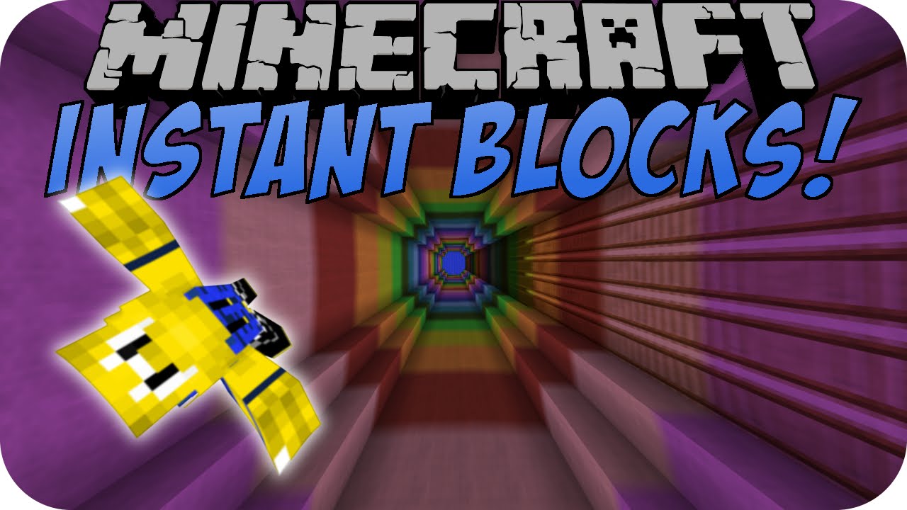 Minecraft INSTANT BLOCKS MOD [Deutsch]