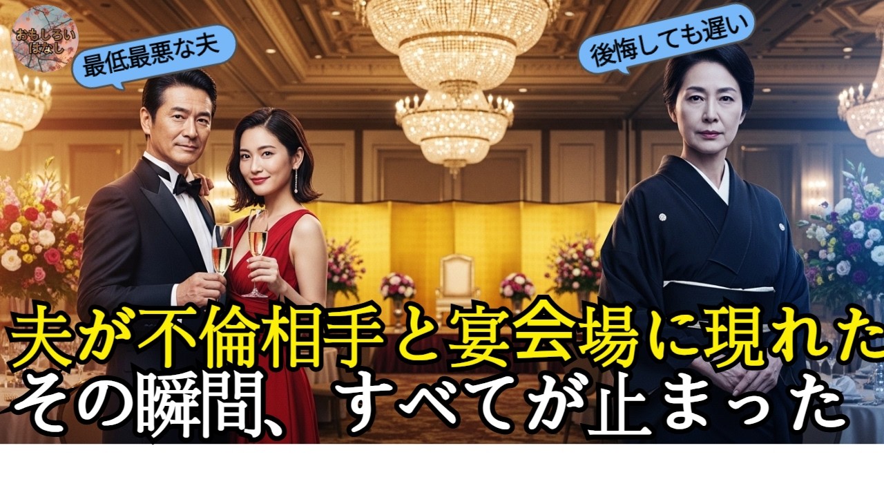 💍離婚当日に夫が不倫相手と宴会場で女主人のふりをした 笑い合う二人の前で何かが明らかになった