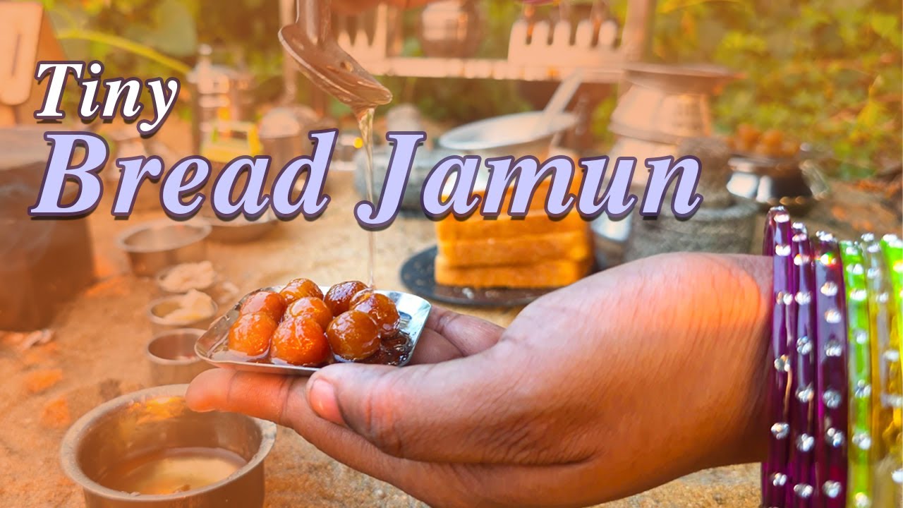 🍨Tiny Bread Gulab Jamun | #minifood #food #cooking #classicminiature #foodie #kidsvideos #tinyfood