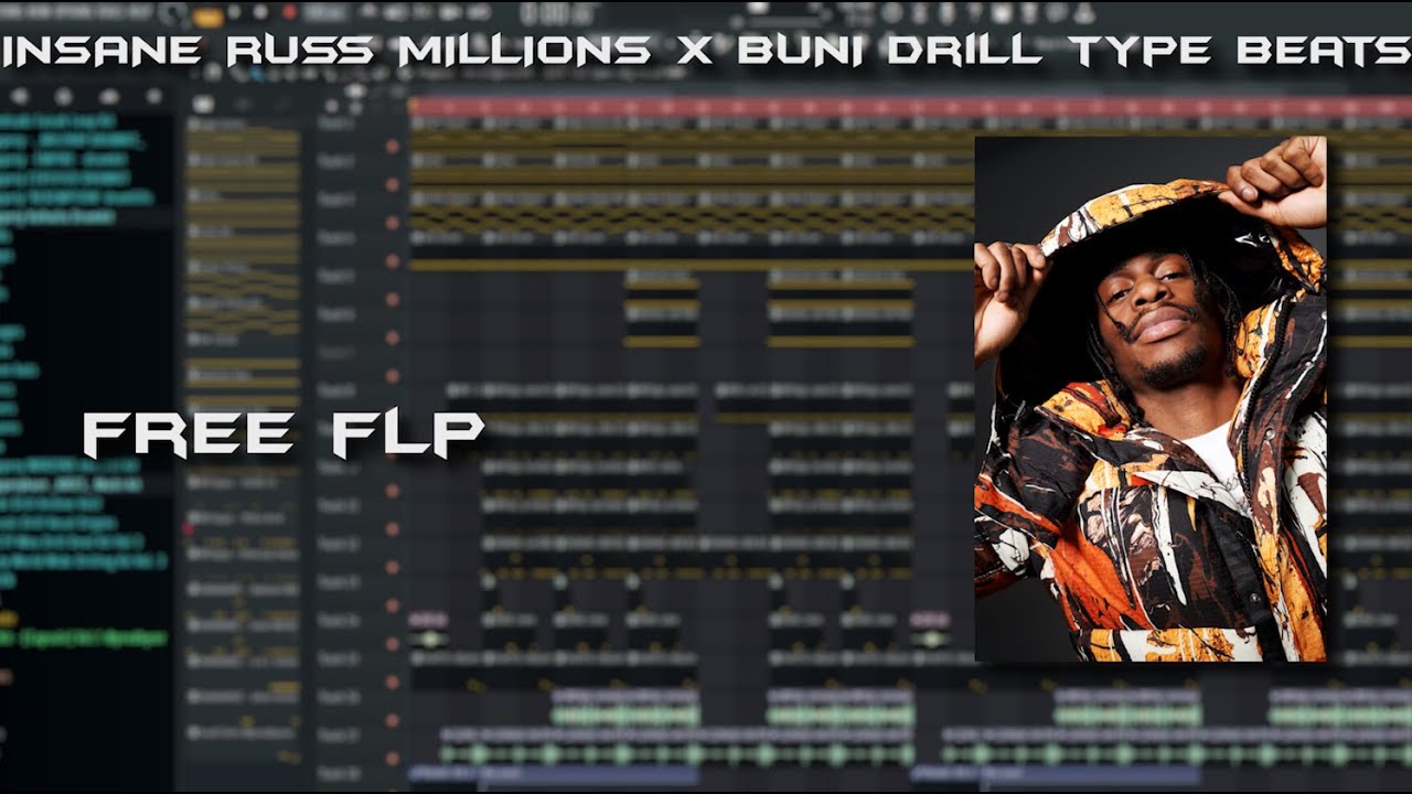 [FREE FLP] INSANE RUSS MILLIONS x BUNI Drill type beats - FL Studio 21