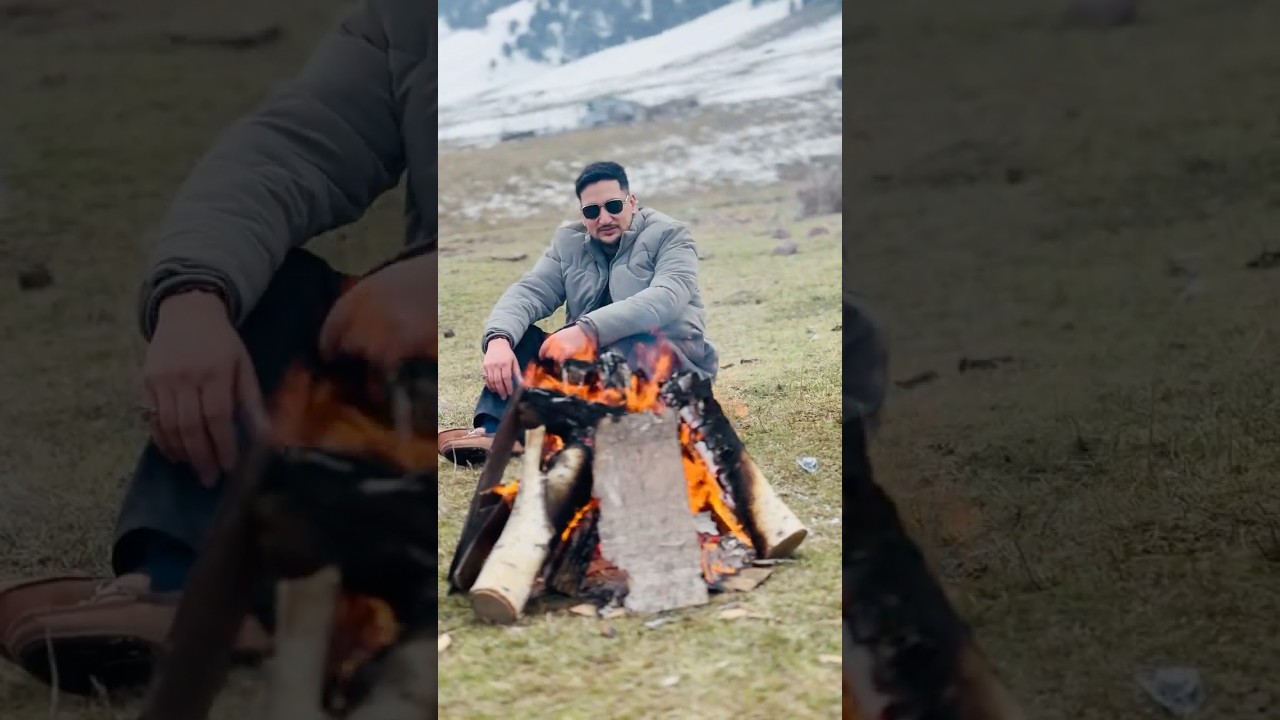Enjoy Fire and Snow | Relaxing Nature Video