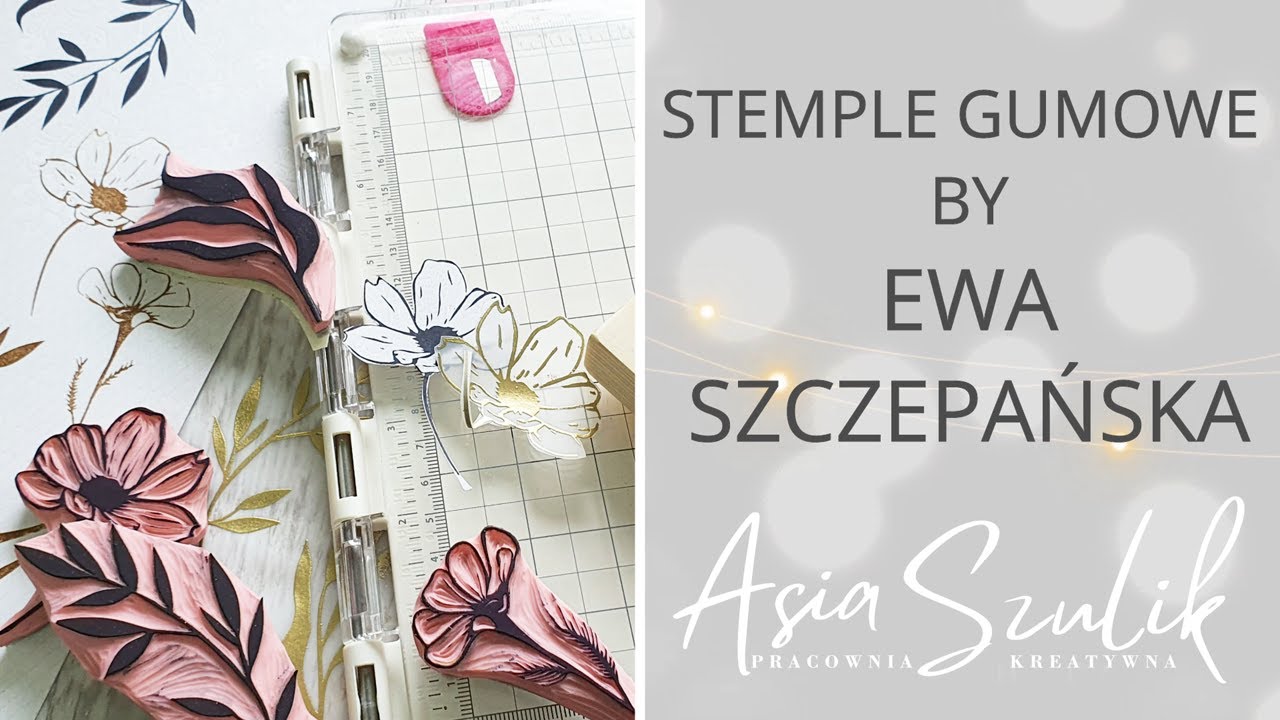 Stemple gumowe by Ewa Szczepańska. TEST. SCRAPBOOKING.