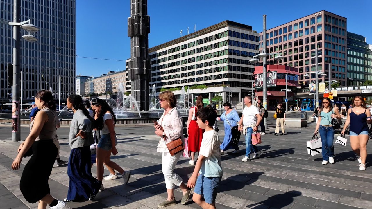 Stockholm, Sweden - Exploring Stockholm on a Perfect Summer Day | City Walk Tour