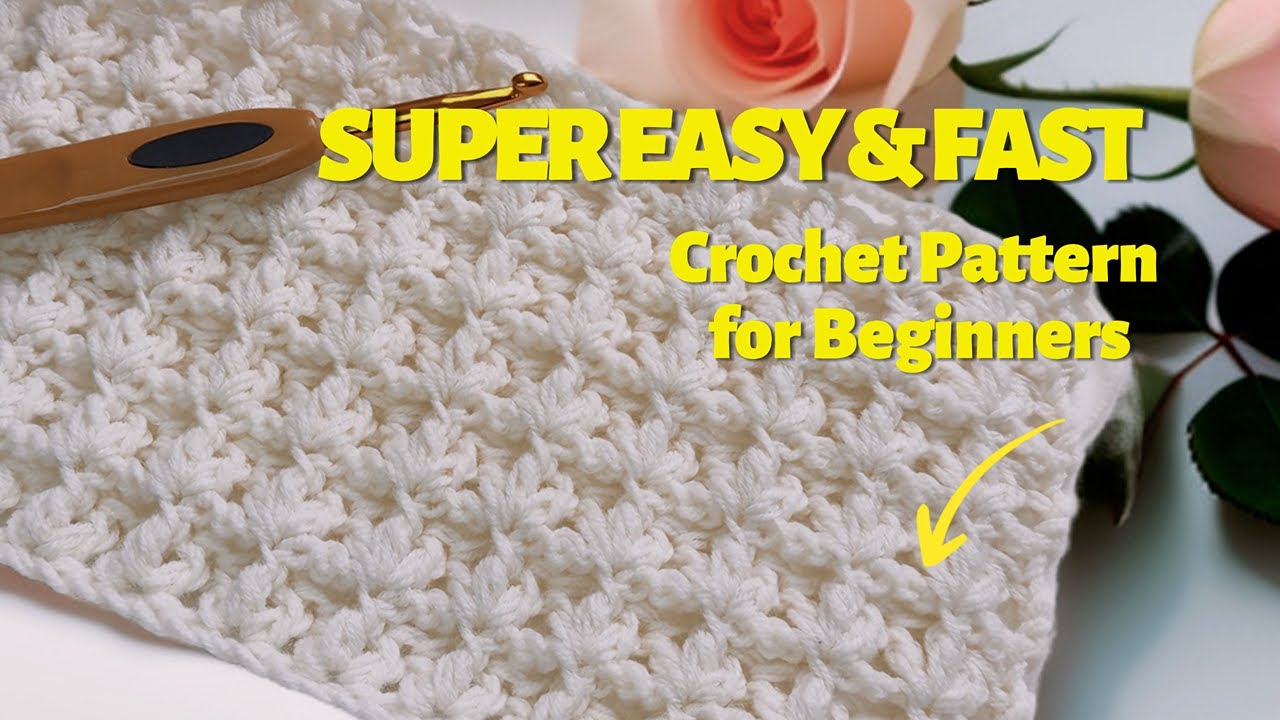 SO NICE & EASY Crochet Pattern for Beginners!