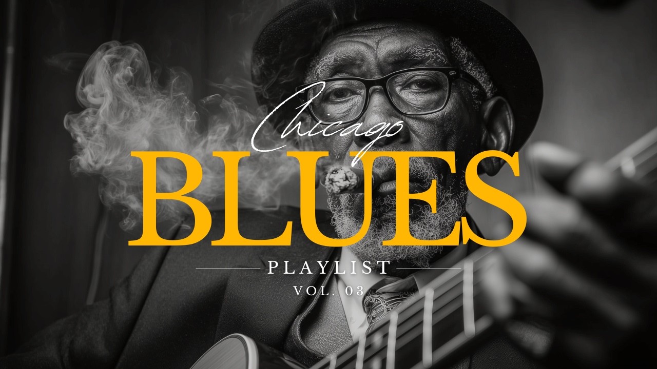 Chicago Blues Guitar – Slow Blues & Smooth Jazz Feel | Relaxing Background Music