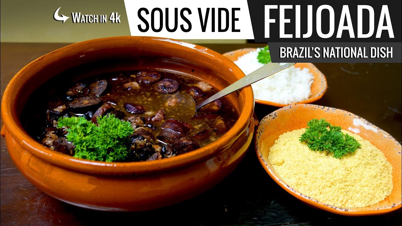 Sous Vide FEIJOADA a Brazilian National Dish - Stew of Beans and Meats